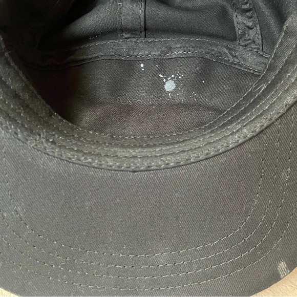 Obermeyer Black Flat Bill Hat w/Ear Flaps x Crooked Stave-Cotton-Small-Medium - Picture 8 of 10